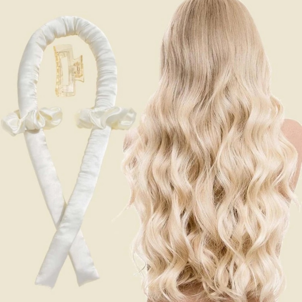 Heartless curls silk band